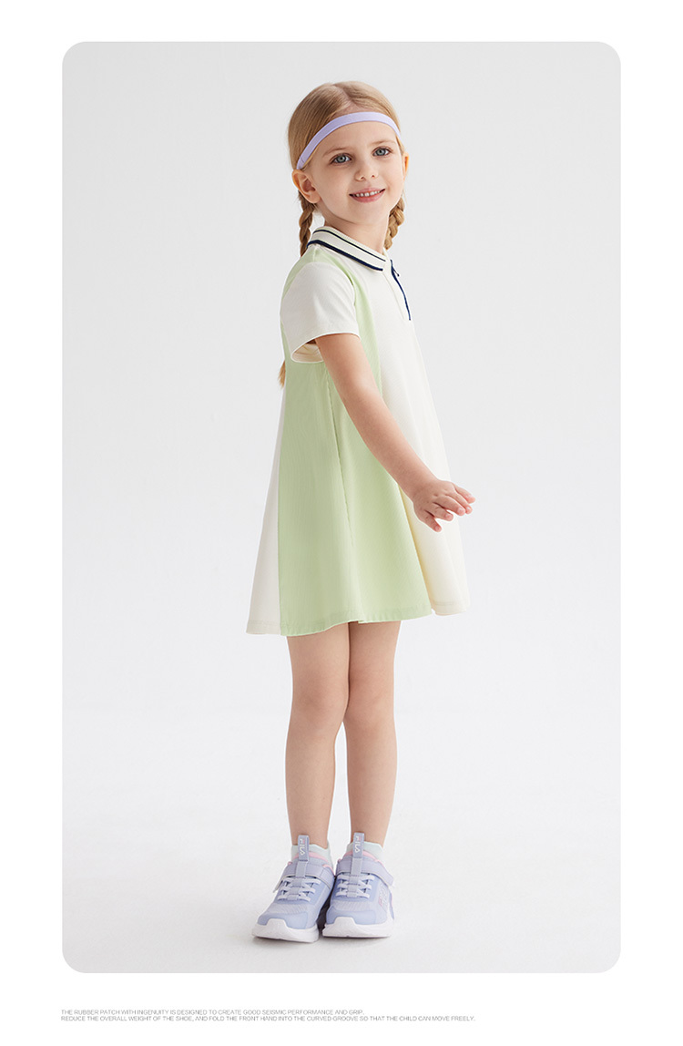FILA KIDS WHITE LINE Girl's Dress in Ash