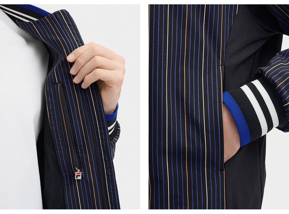 FILA CORE LIFESTYLE FILA ARCHIVE SETTANTA JACKET Men Woven Jacket (Navy)