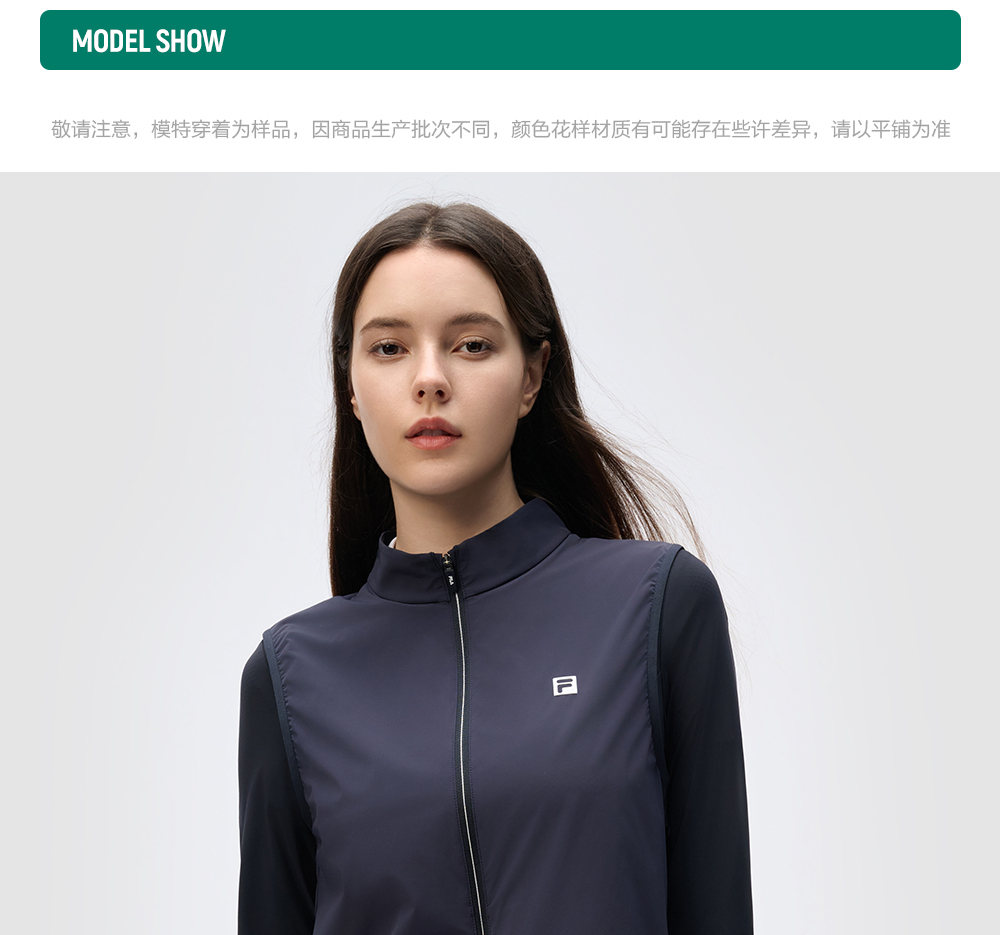 FILA CORE ATHLETICS GOLF SLOPS TO FIELD Women Jacket (Navy)