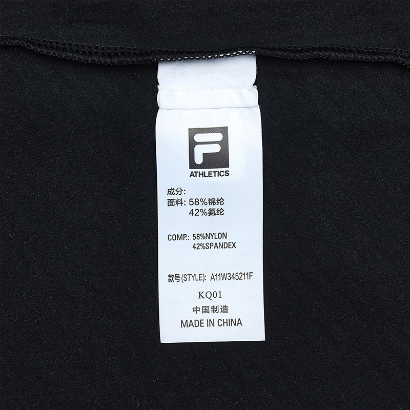 FILA CORE ATHLETICS GOLF Women Long Sleeve Polo in Black