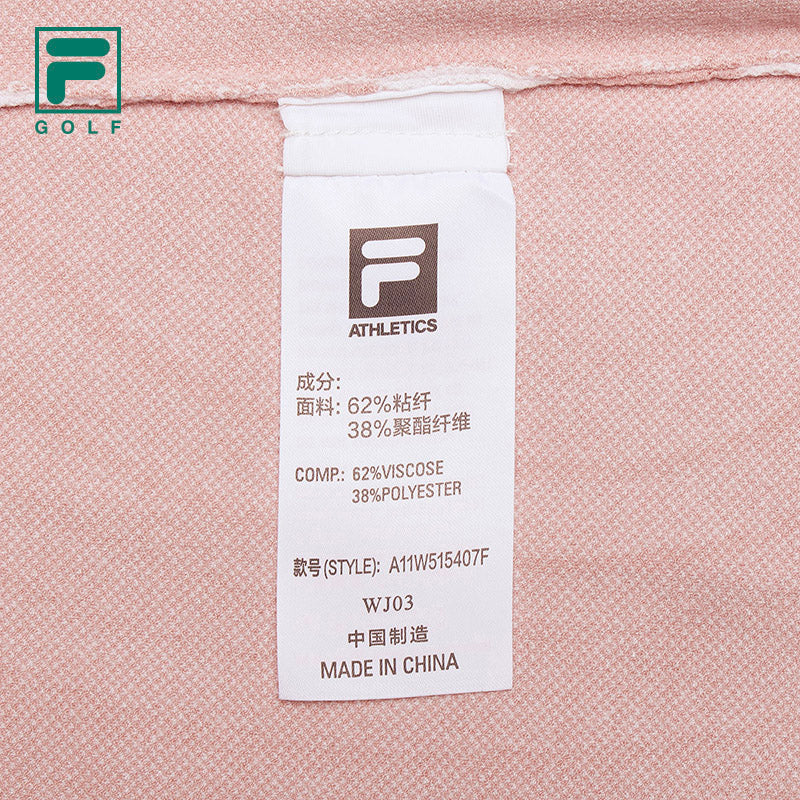 FILA CORE ATHLETICS GOLF MODERN FUSHION Women 2-piece Long Sleeve Top (Pink)