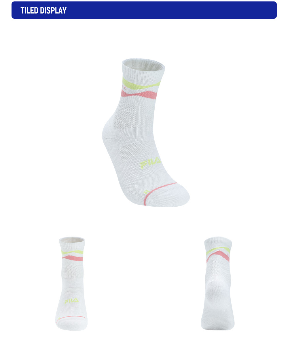FILA CORE ATHLETICS  Women Knee High Socks (White)