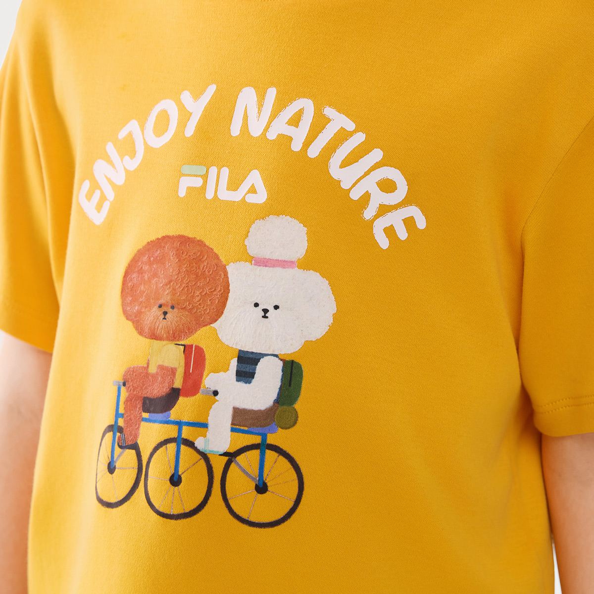 FILA KIDS CROSS OVER Boys Knitted Short Sleeve Top
