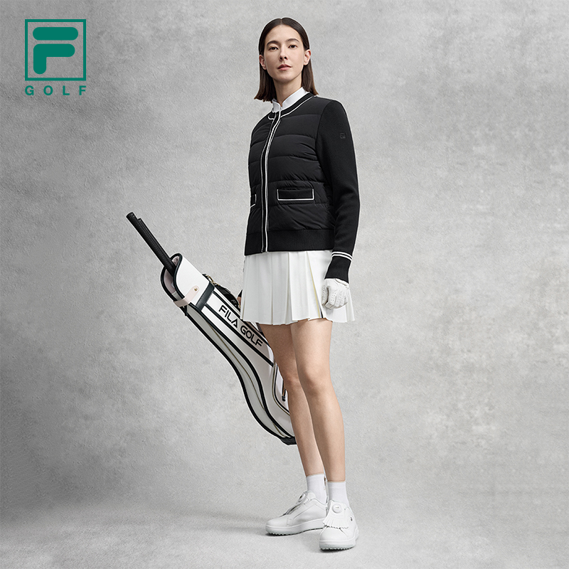 FILA CORE GOLF Women Goose Down Jacket(Black/White)