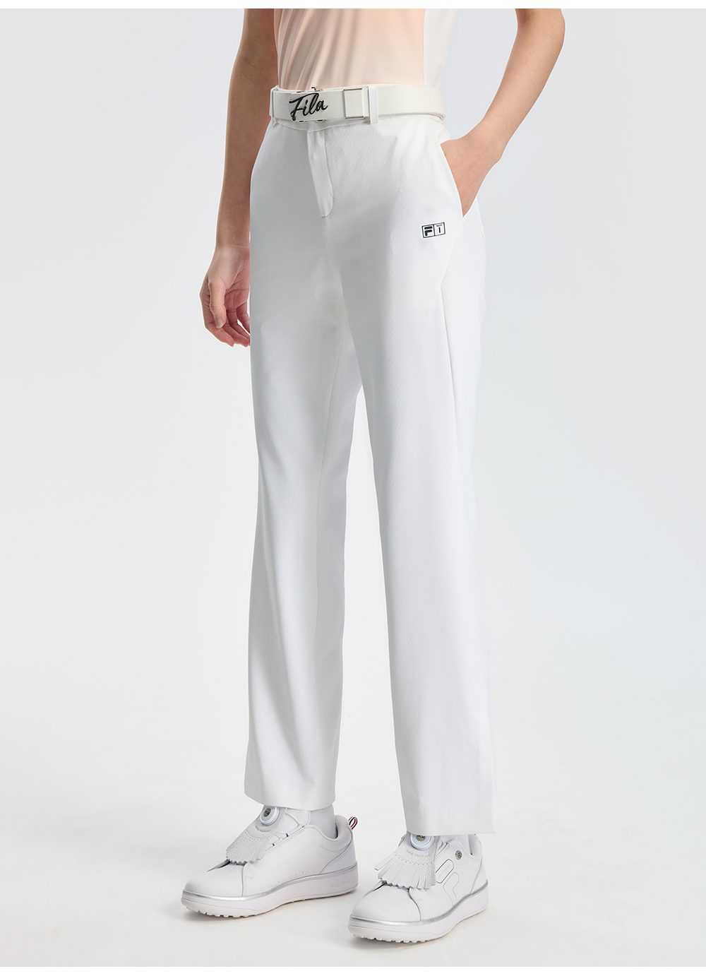 FILA CORE ATHLETICS GOLF (DP WORLD TOUR) Women Woven Pants (White)