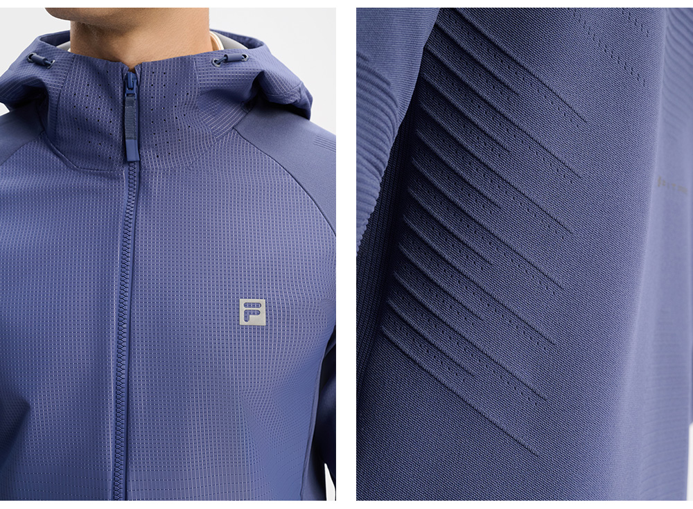 FILA CORE ATHLETICS FITNESS Men Men's Jacket (Blue)