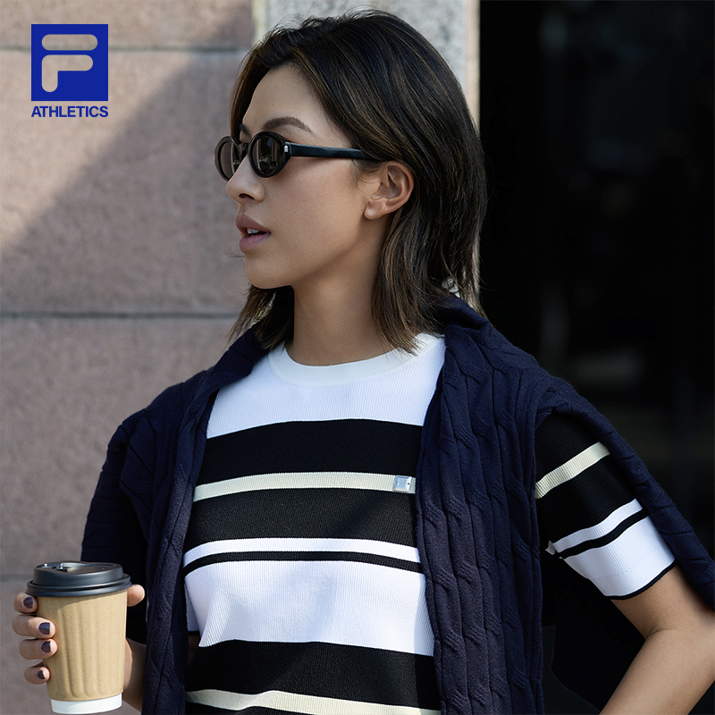 FILA CORE ATHLETICS GOLF ELITE GOLF CLUB Women Knit Sweater (White)