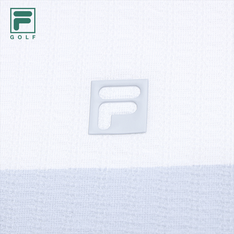 FILA CORE Men GOLF Knitted Short Sleeve Polo Shirt WHITE