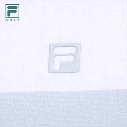 FILA CORE Men GOLF Knitted Short Sleeve Polo Shirt WHITE