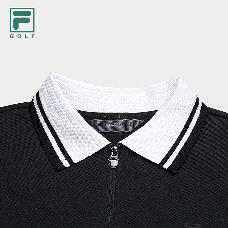 FILA CORE Women GOLF Dress with Built-in Shorts BLACK