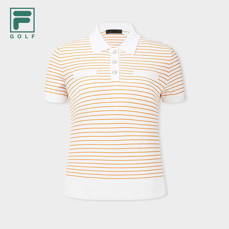 FILA CORE Women GOLF Knitted Top BLACK