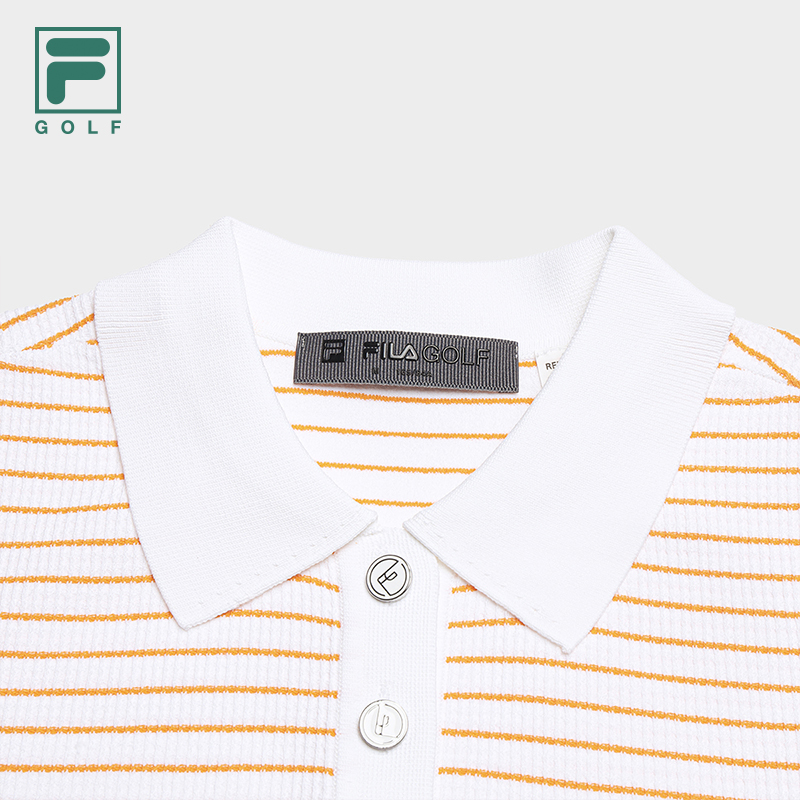FILA CORE Women GOLF Knitted Top YELLOW