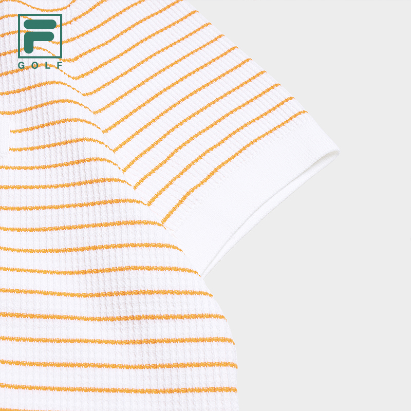 FILA CORE Women GOLF Knitted Top YELLOW