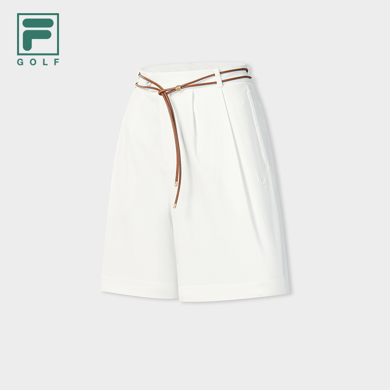 FILA CORE Women GOLF Woven Shorts WHITE