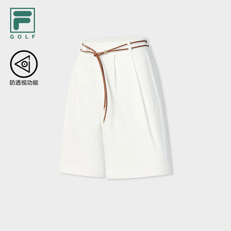 FILA CORE Women GOLF Woven Shorts WHITE