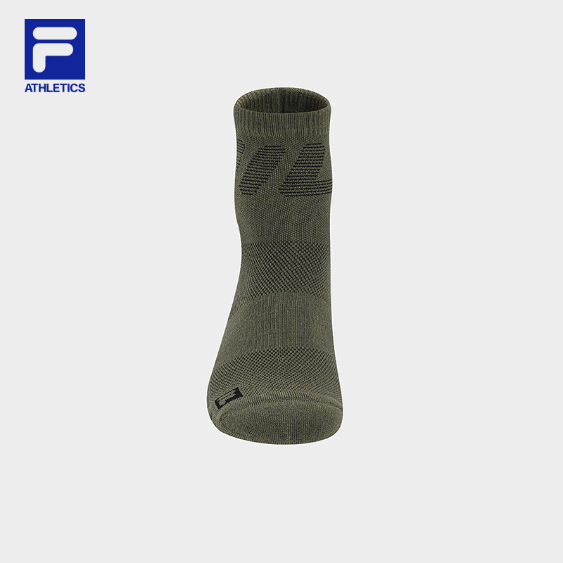 FILA CORE Men FITNESS Quarter Socks GREEN