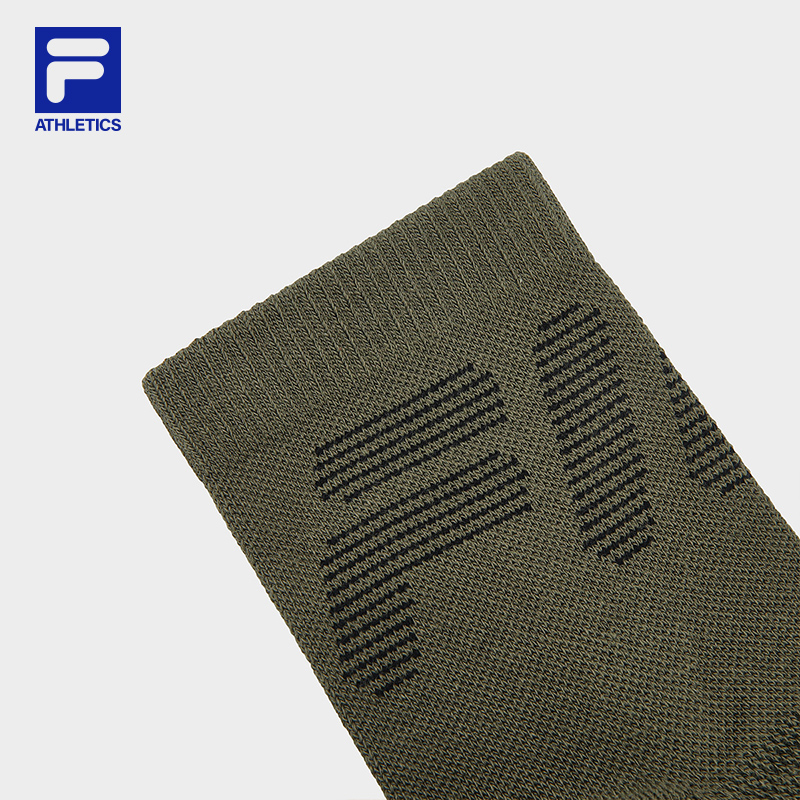 FILA CORE Men FITNESS Quarter Socks GREEN