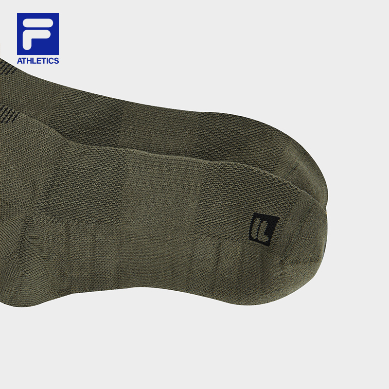 FILA CORE Men FITNESS Quarter Socks GREEN