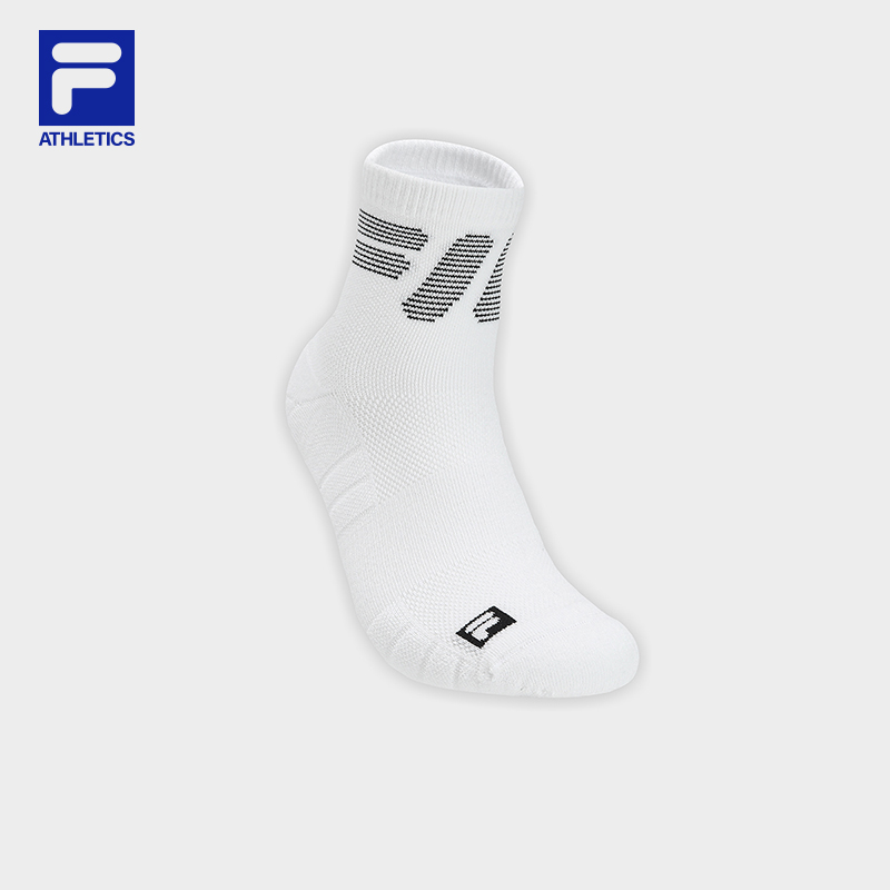 FILA CORE Men FITNESS Quarter Socks WHITE