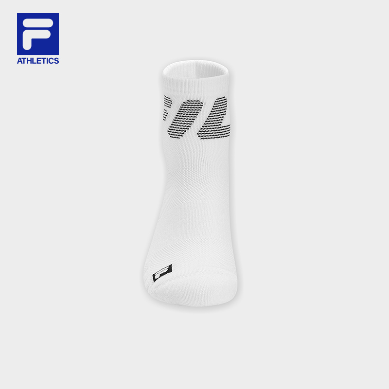 FILA CORE Men FITNESS Quarter Socks WHITE
