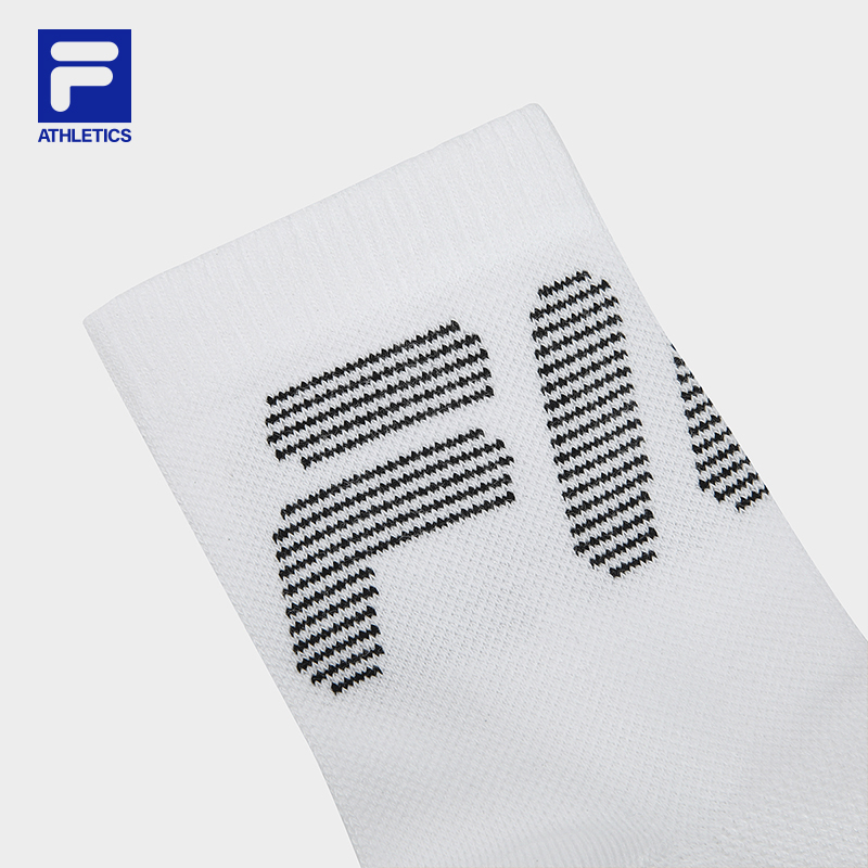 FILA CORE Men FITNESS Quarter Socks WHITE
