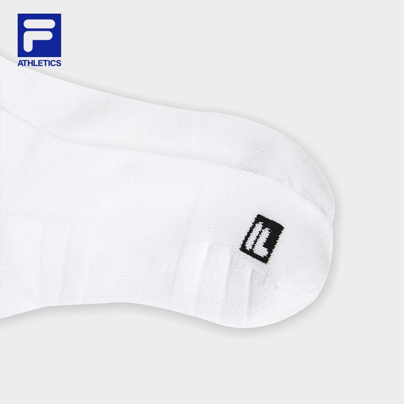 FILA CORE Men FITNESS Quarter Socks WHITE