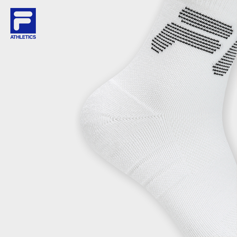 FILA CORE Men FITNESS Quarter Socks WHITE