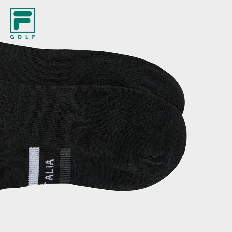 FILA CORE Men GOLF Quarter Socks BLACK