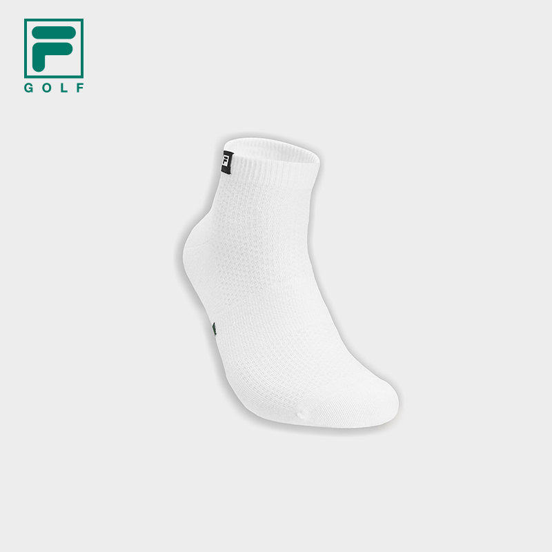 FILA CORE Men GOLF Quarter Socks WHITE