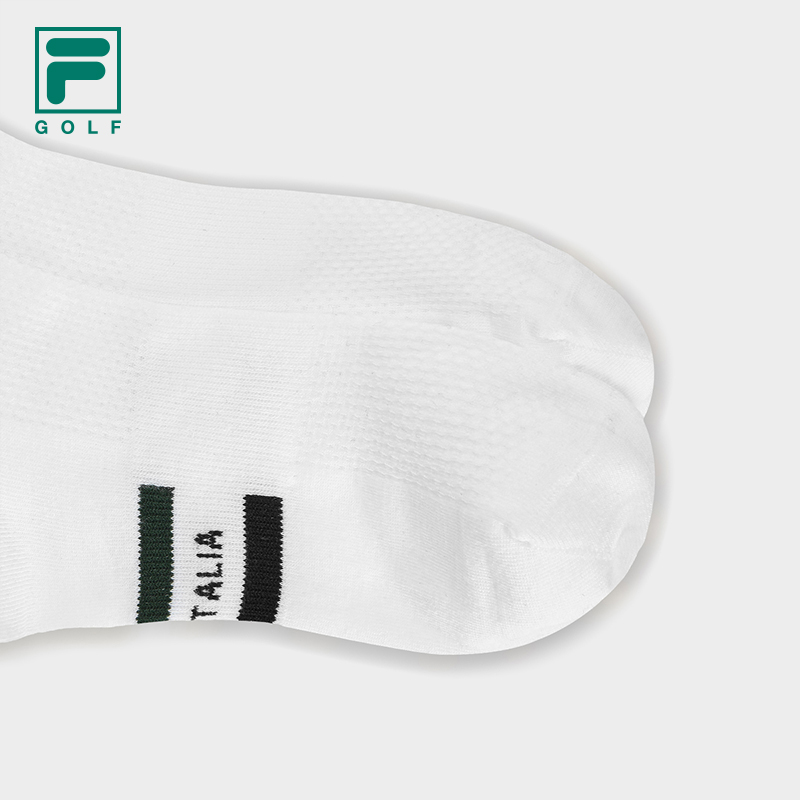 FILA CORE Men GOLF Quarter Socks WHITE