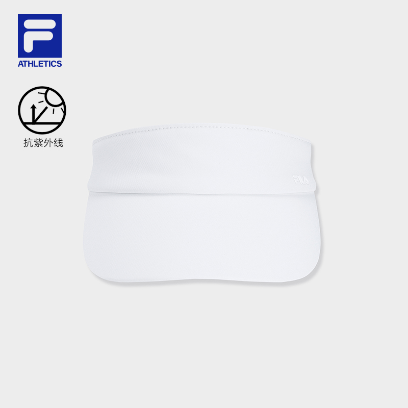 FILA CORE Women FITNESS Visor Hat WHITE