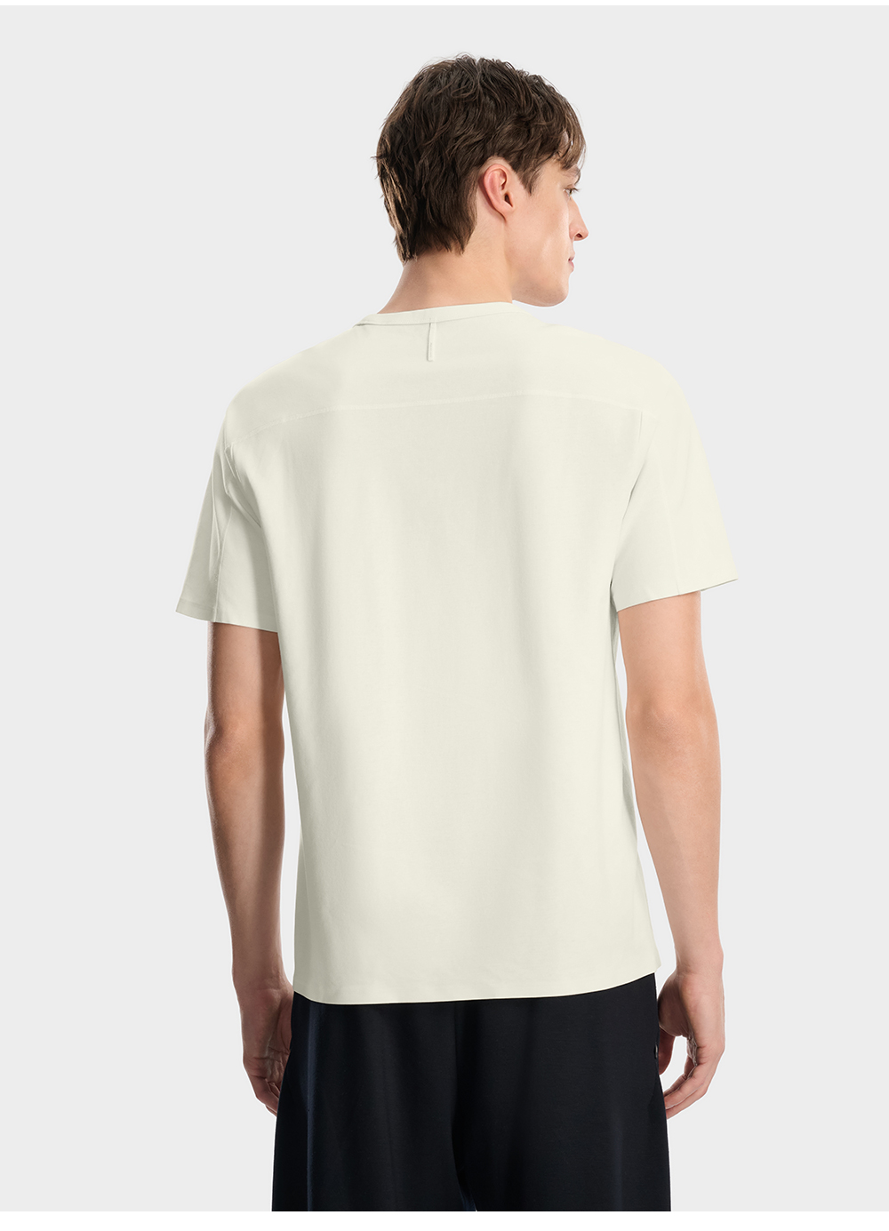 FILA CORE Men MILANO Knitted Short Sleeve Top WHITE