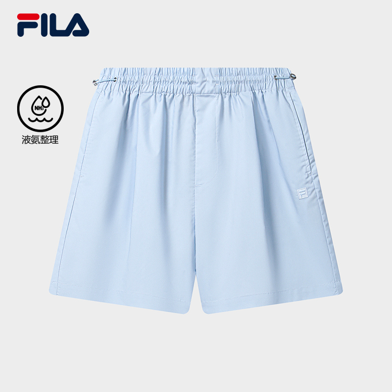 FILA CORE Women HERITAGE Woven Shorts LIGHT BLUE