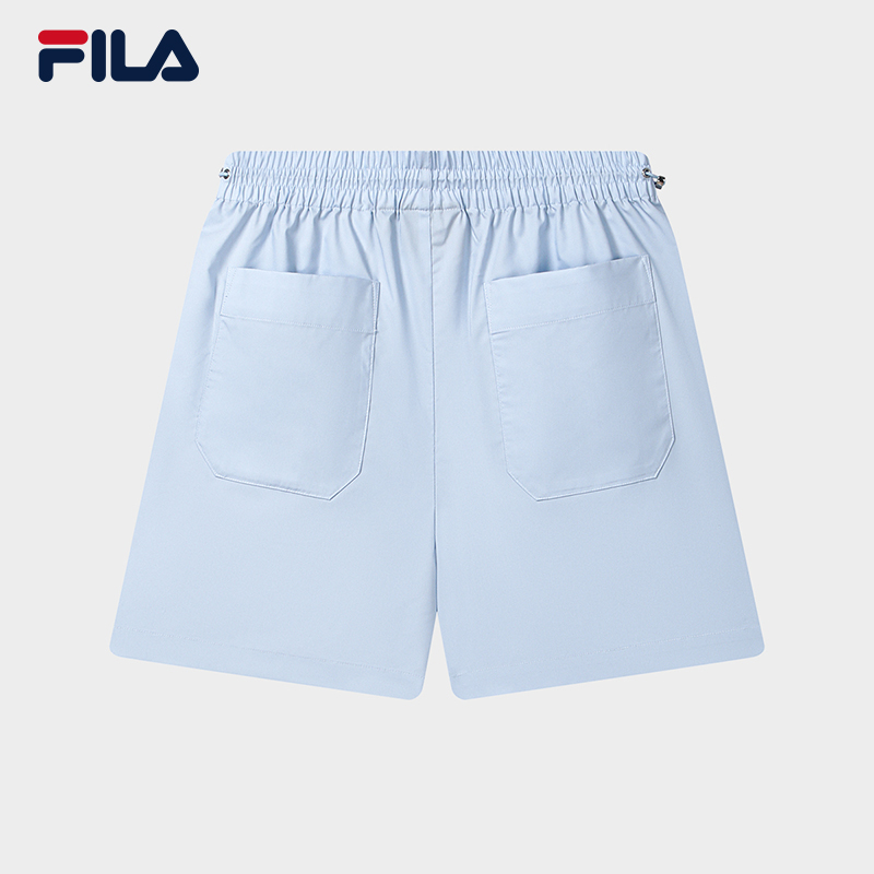 FILA CORE Women HERITAGE Woven Shorts LIGHT BLUE