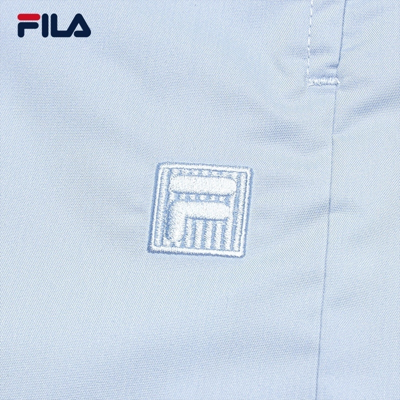 FILA CORE Women HERITAGE Woven Shorts LIGHT BLUE