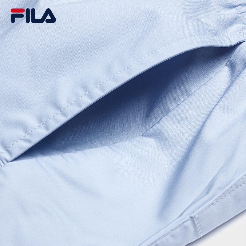FILA CORE Women HERITAGE Woven Shorts LIGHT BLUE