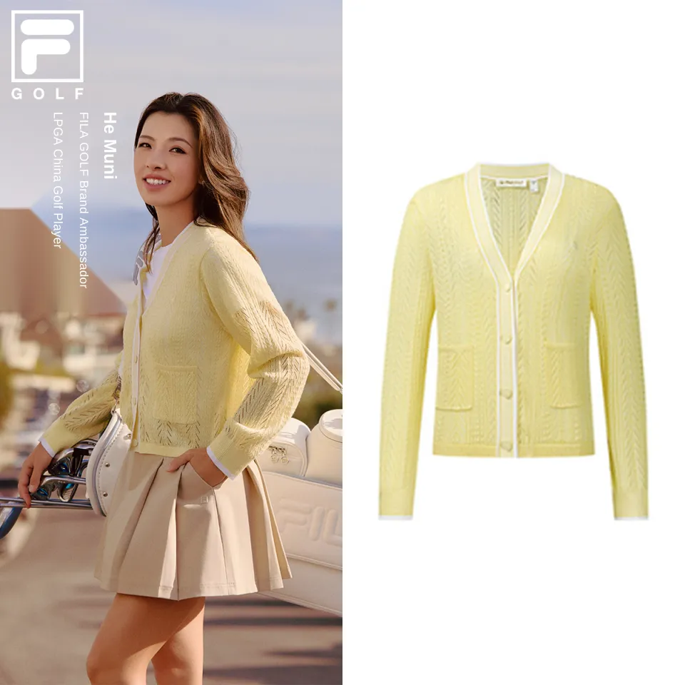 [Lily He's Pick] FILA CORE Women GOLF Sweater Jacket