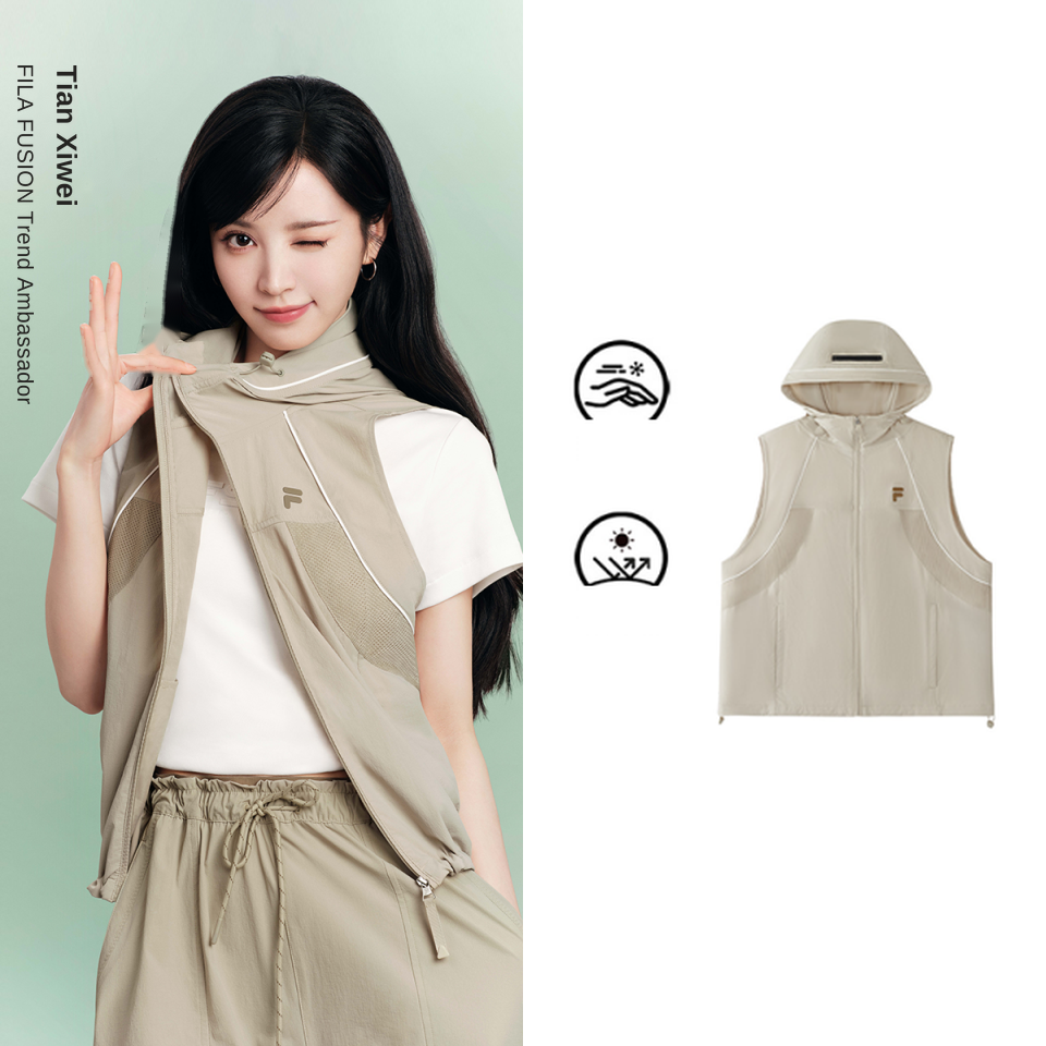 [Tian Xi Wei's Pick] FILA FUSION Women's Woven Vest