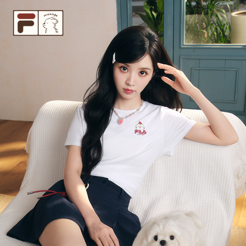 FILA X MOONGE WOMEN'S Knit T-Shirt