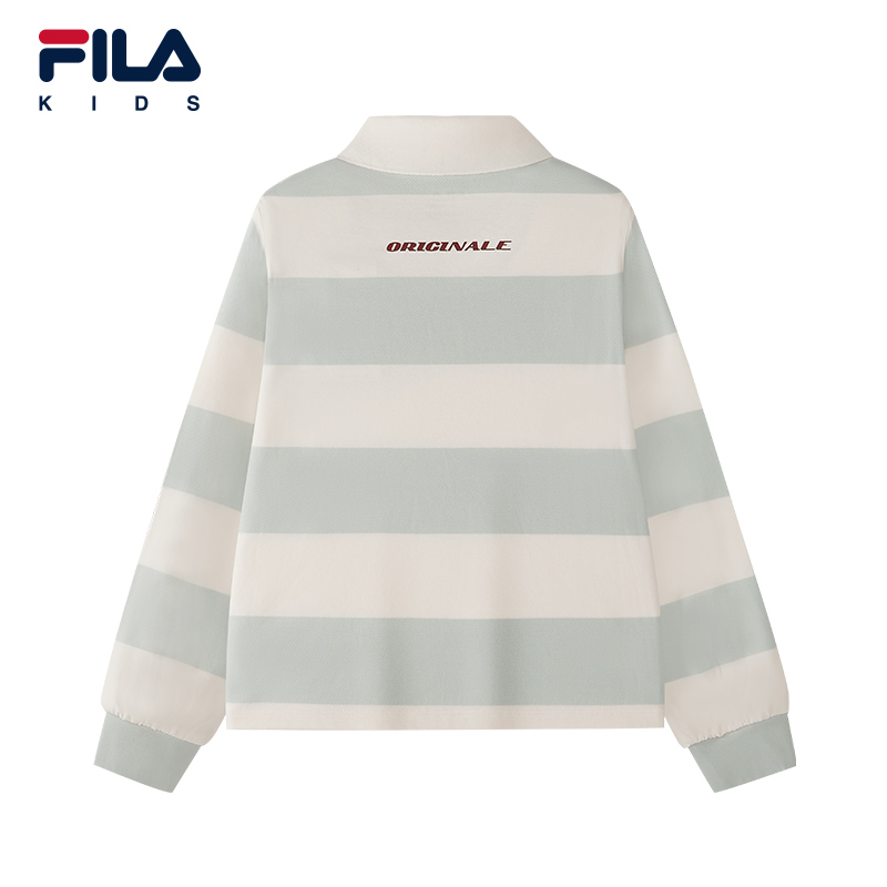 FILA KIDS Girls ORIGINALE Knit Long Sleeve Polo Shirt