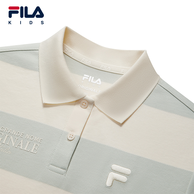 FILA KIDS Girls ORIGINALE Knit Long Sleeve Polo Shirt