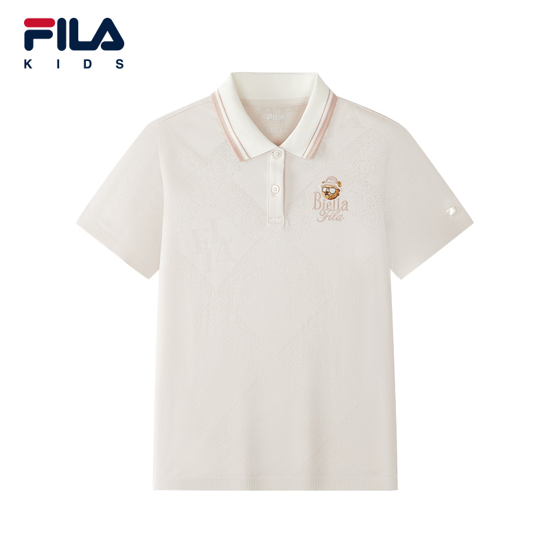 FILA KIDS Girls BIELLA LEGEND Knit Polo Shirt