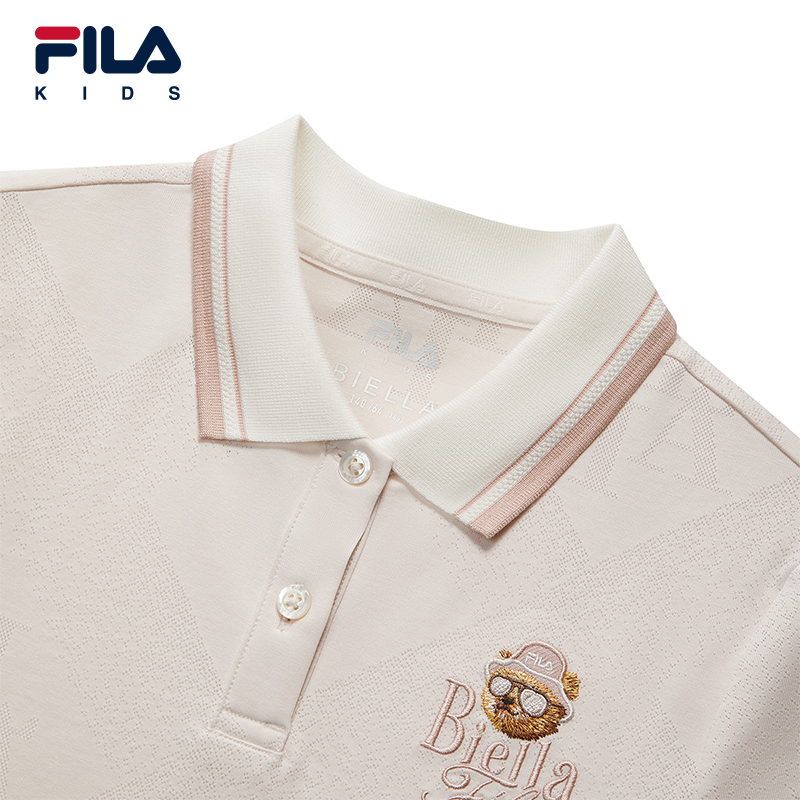 FILA KIDS Girls BIELLA LEGEND Knit Polo Shirt
