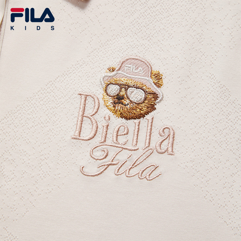 FILA KIDS Girls BIELLA LEGEND Knit Polo Shirt