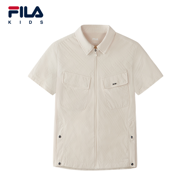 FILA KIDS Boys BIELLA LEGEND Woven Short Sleeve Shirt