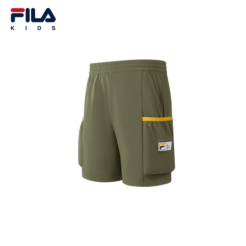 FILA KIDS Boy's FILA X SEUNGYOUN KIM Woven Bermuda Shorts
