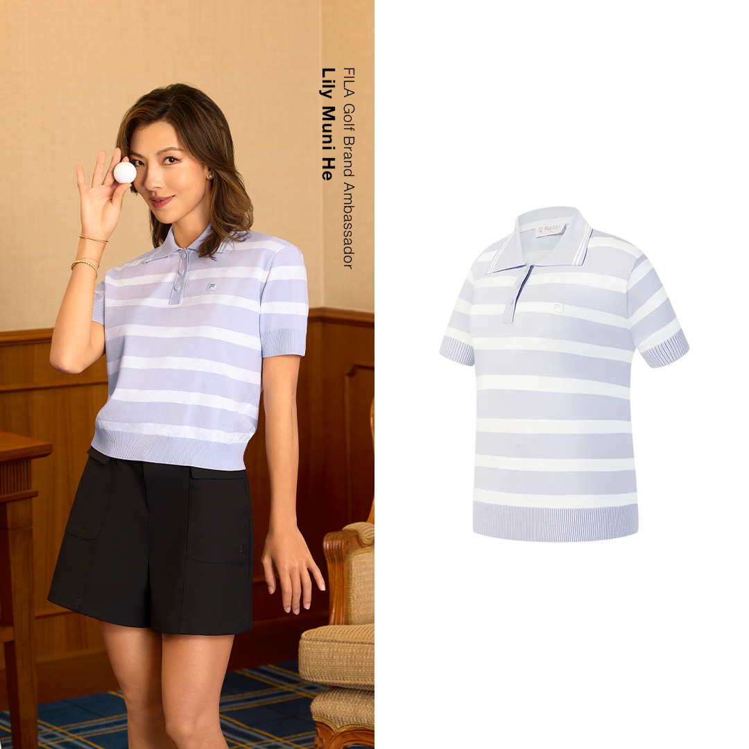 [Lily He's Pick] FILA WOMEN'S GOLF Knitted Top