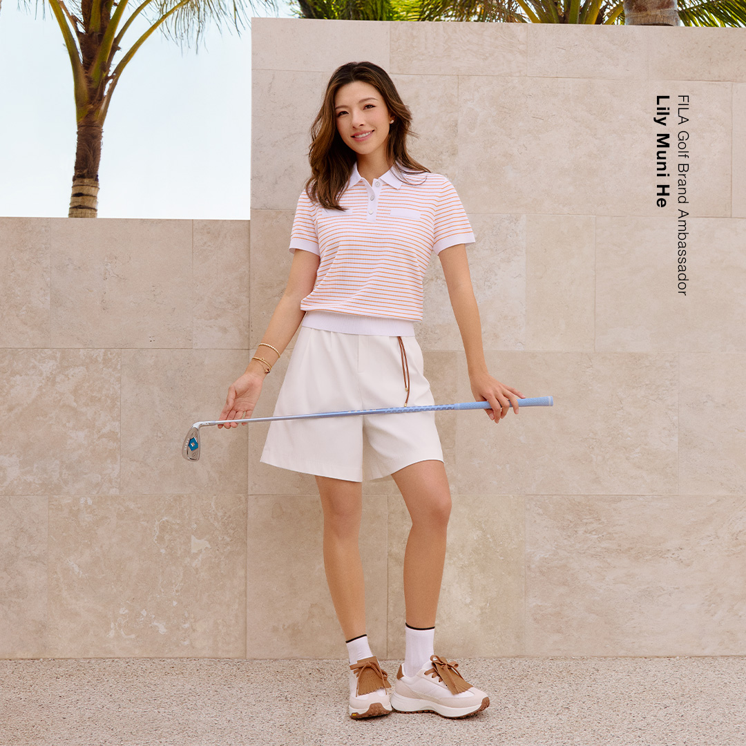 [Lily He's Pick] FILA CORE Women GOLF Woven Shorts