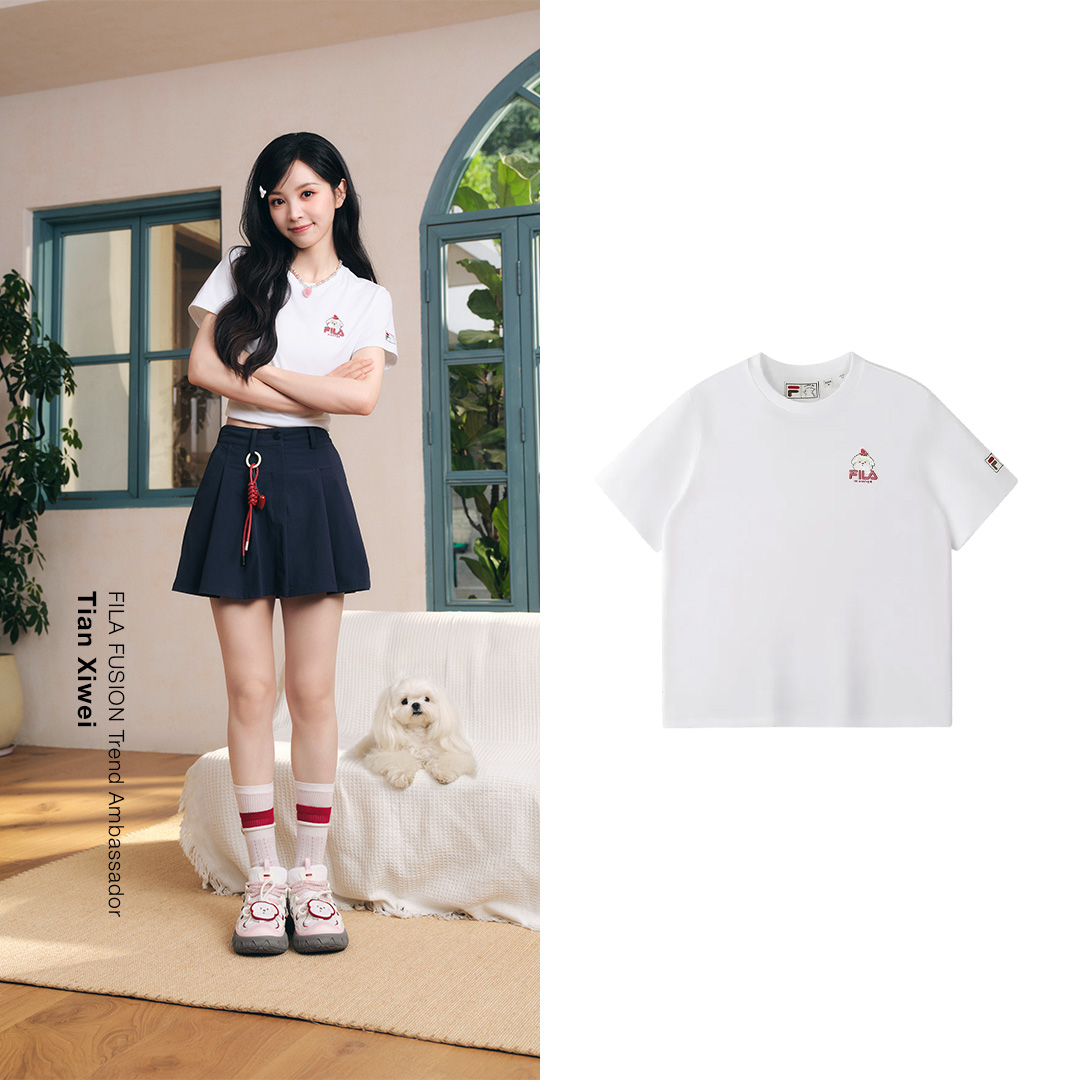 FILA X MOONGE WOMEN'S Knit T-Shirt