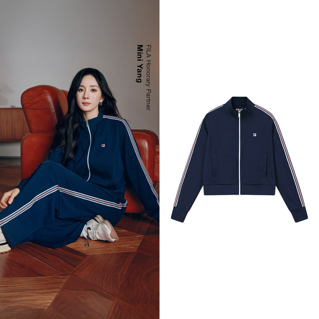 FILA WOMEN'S HERITAGE Knitted Long Sleeve Jacket